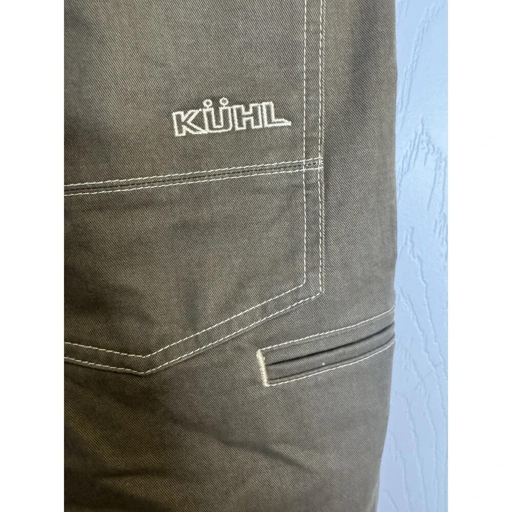 Kuhl Hot Rydr Pants Mens 34x32 Brown Flannel Lined Stretch Winter Workwear